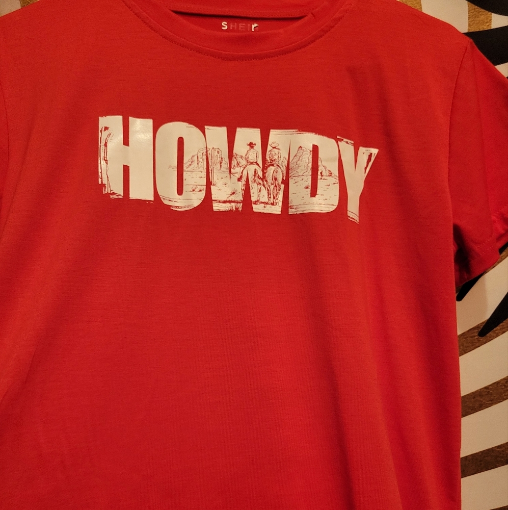 Red "Howdy" Shirt